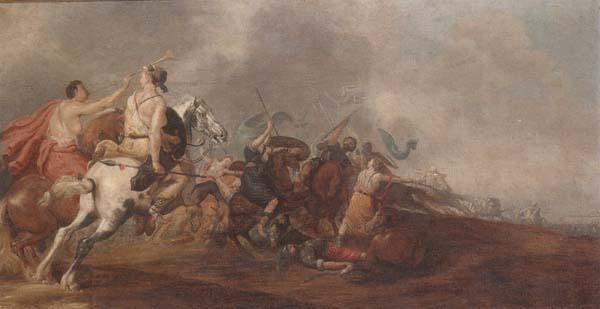 unknow artist The Battle of the amazons oil painting picture